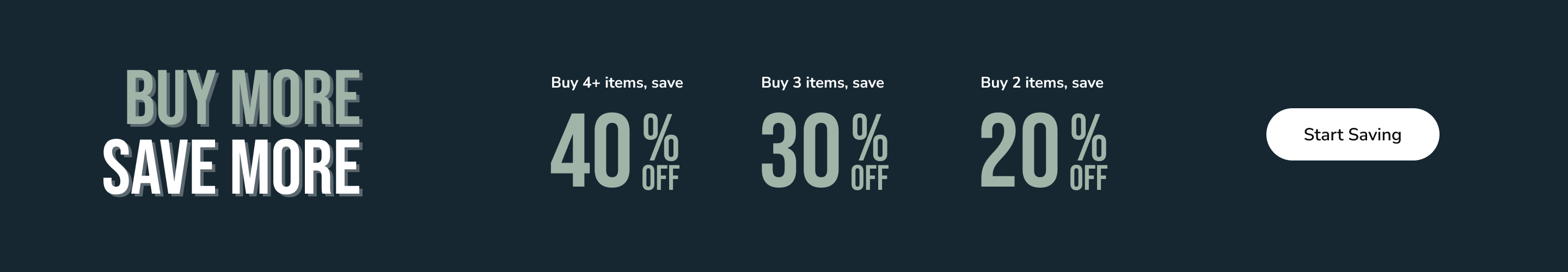 Save Up to 40% Off