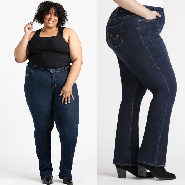 Women's Plus Baby Boot Jeans