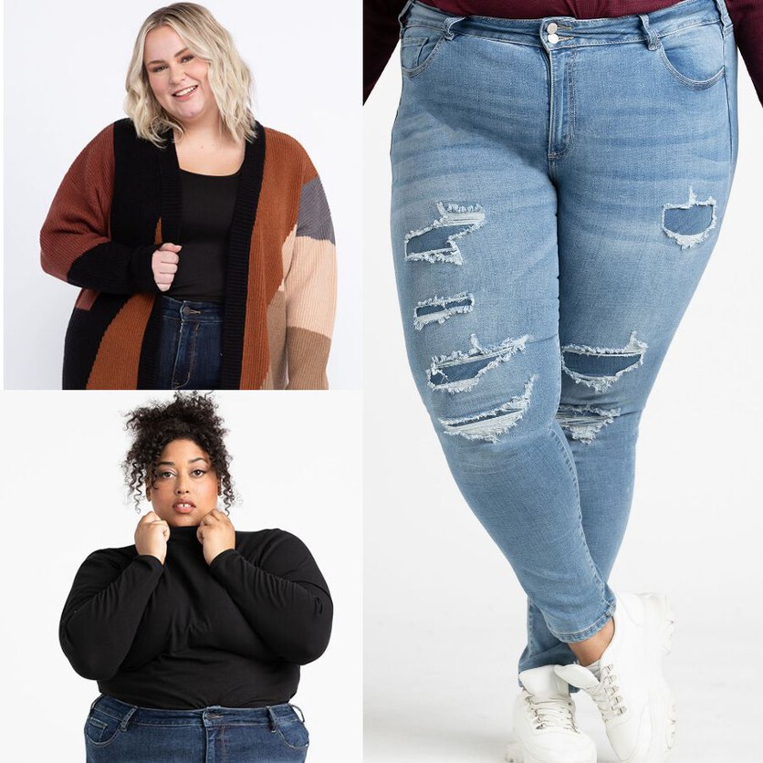 Warehouse One's Plus Size Winter Collection