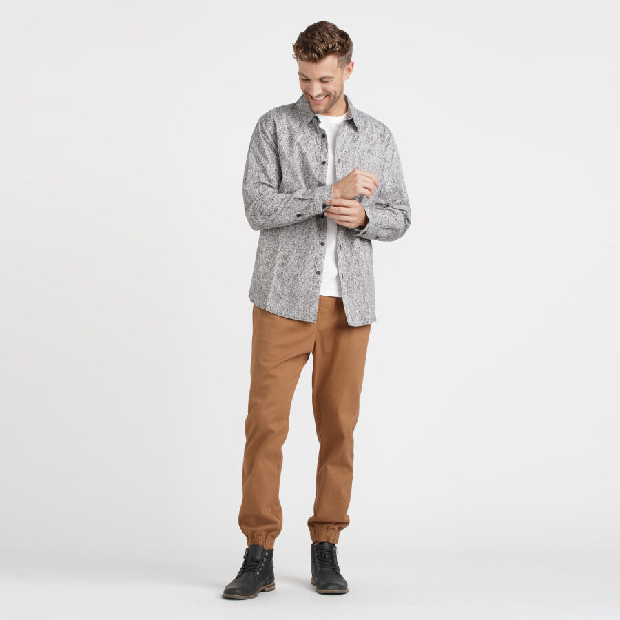 Men's Jogger & Button Up Shirt