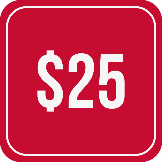 $25