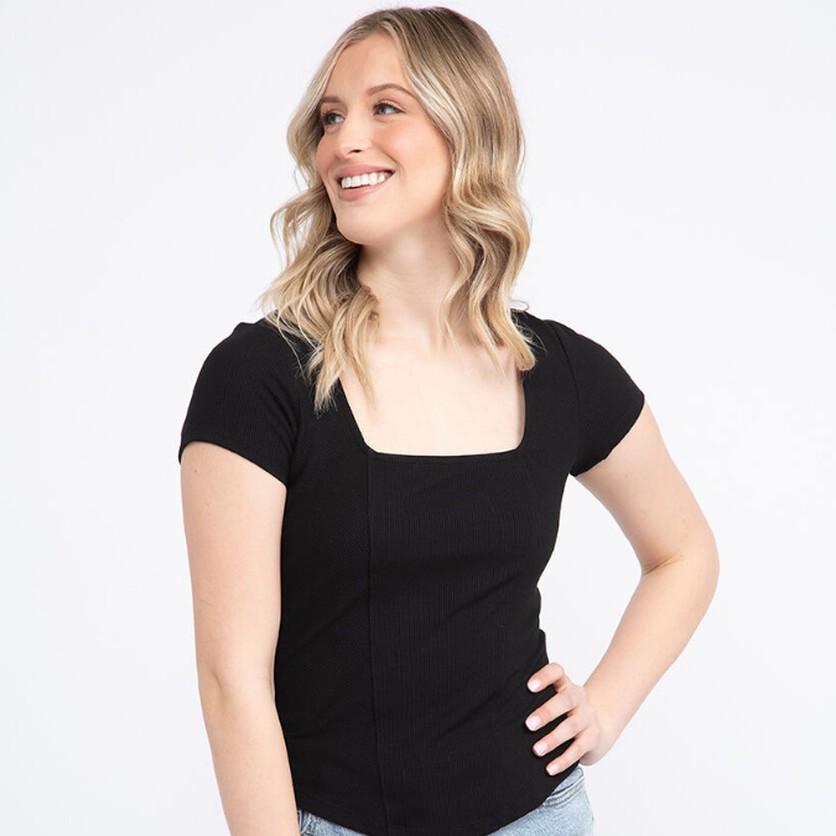 Women's Rib Corset Tee Women's Rib Corset Tee