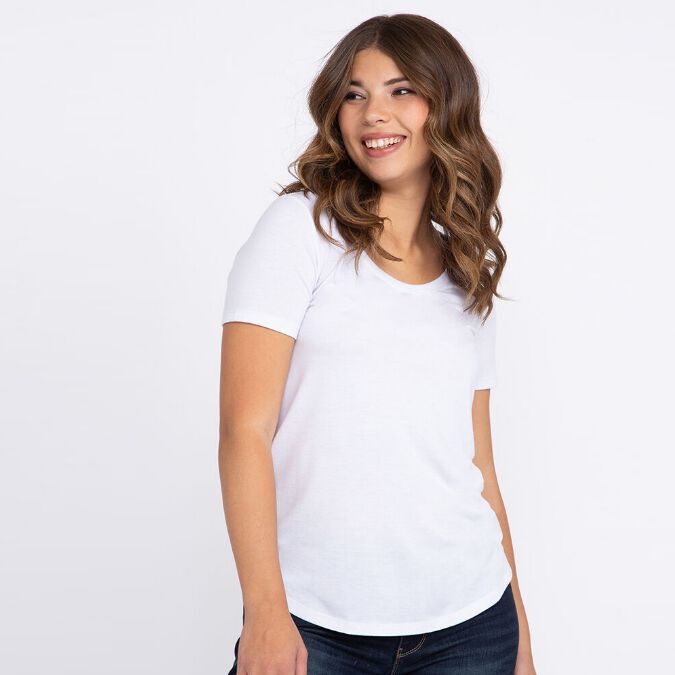 Women's Drapey Scoop Neck Tee