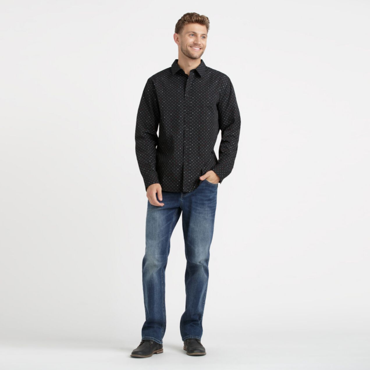 Men's Dark Wash Jeans