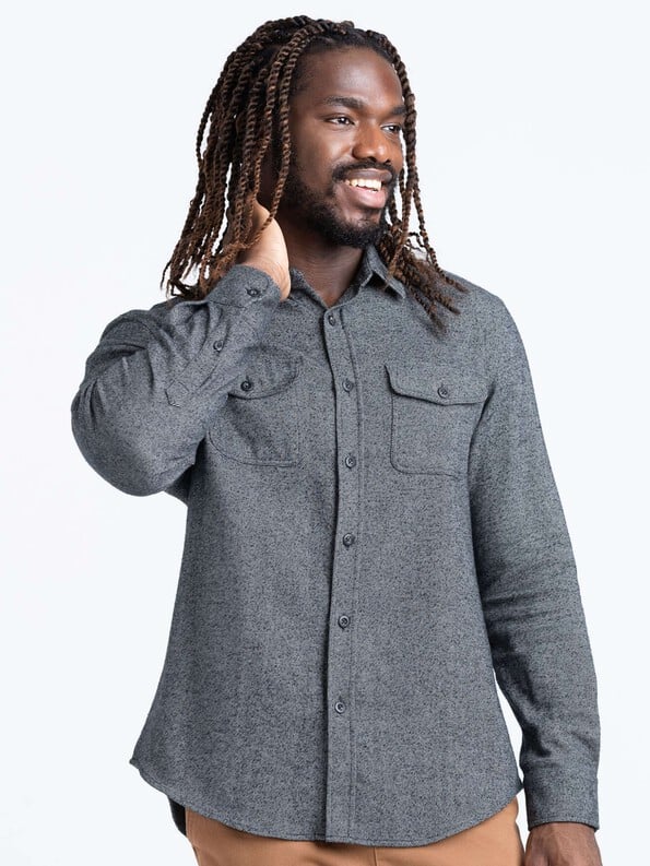 Warehouse One Men's Solid Flannel