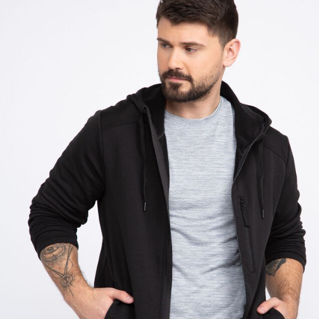 Men's Active Zip Up Hoodie