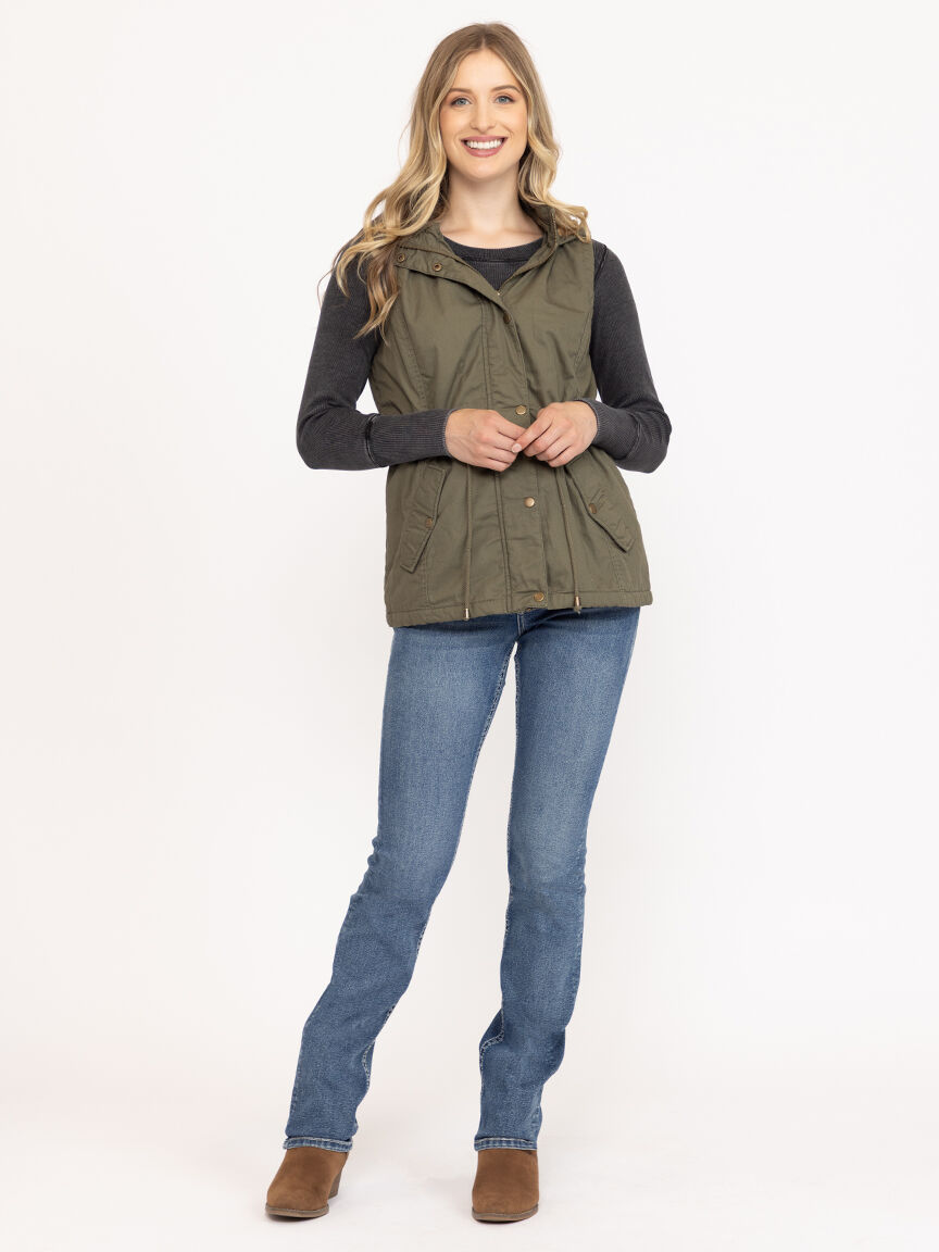 Women's Hooded Anorak Vest