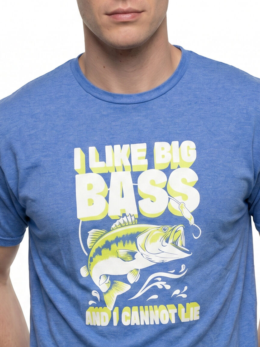 Men's I Like Big Bass Attitude Tee