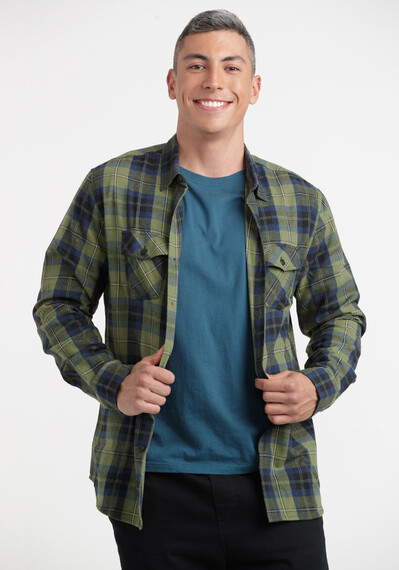 Men's Plaid Flannel Shirt Image 1