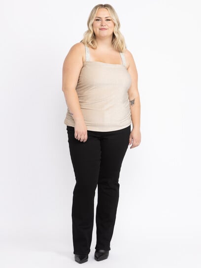 Women's Shimmer Ruched Tank Women's Shimmer Ruched Tank