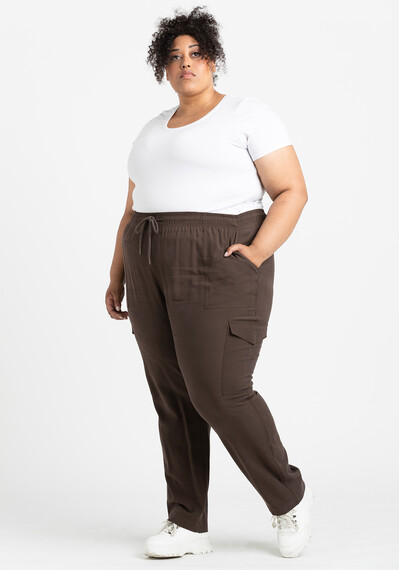 Women's Soft Pull-on Utility Straight Leg Pants Women's Soft Pull-on Utility Straight Leg Pants Image 5
