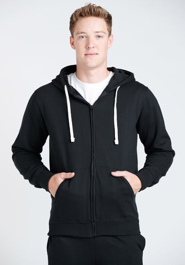 Men's Classic Zip Front Hoodie Men's Classic Zip Front Hoodie
