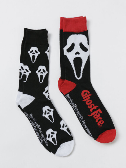 Men's Ghost Face Socks Image 1