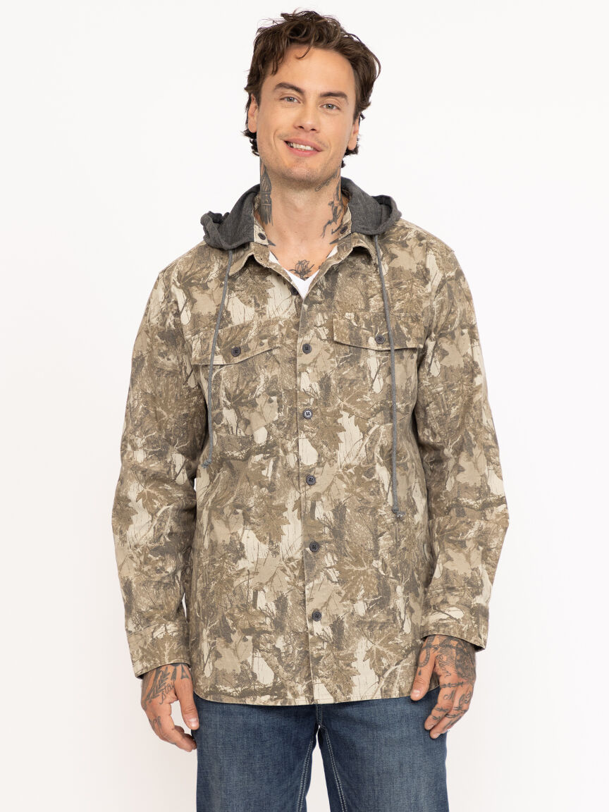 Men's Camo Shacket