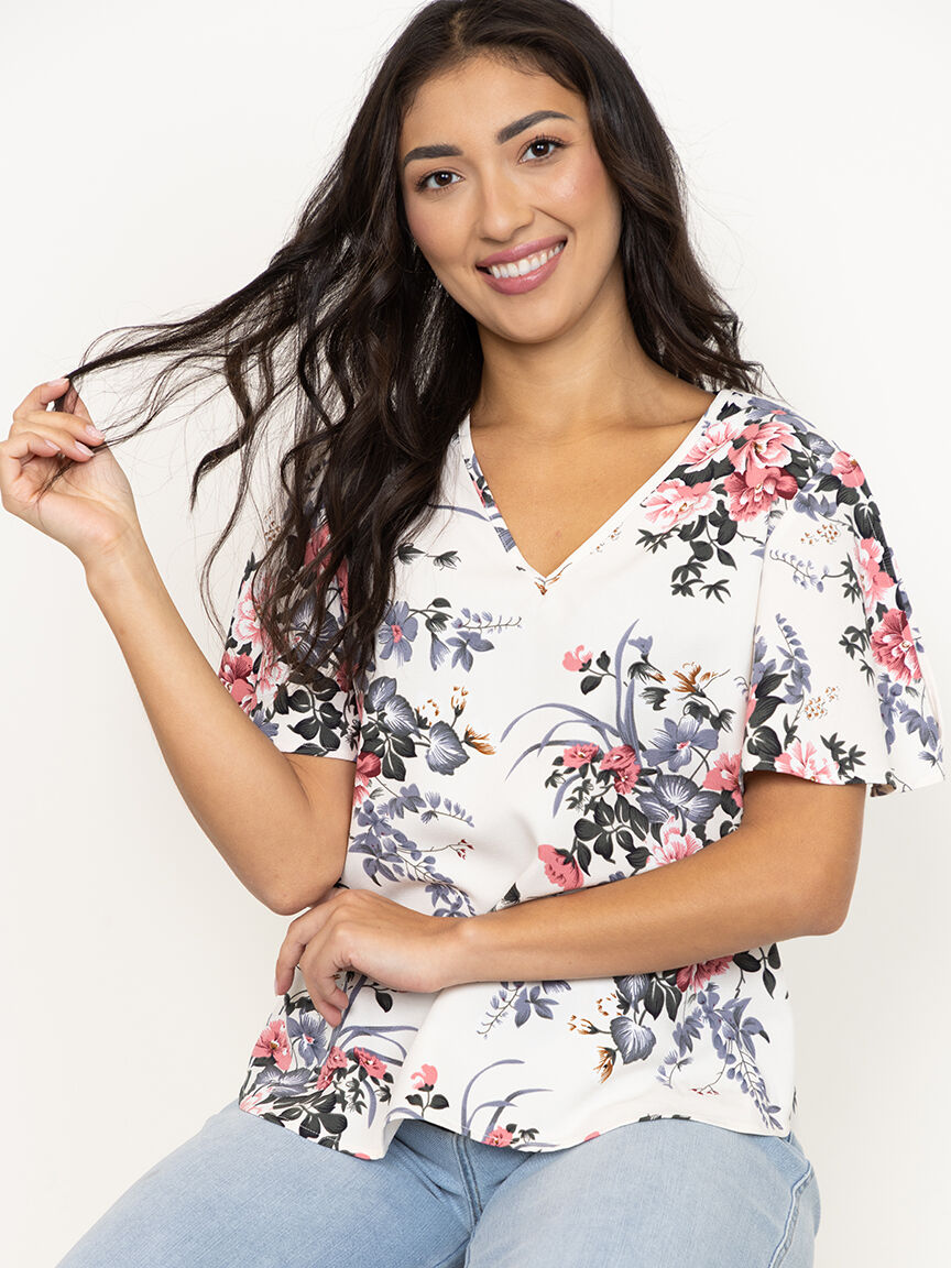 Women's Split Sleeve Blouse