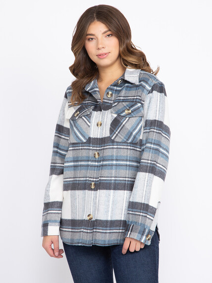 Women's Plaid Shacket Warehouse One