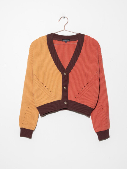 Women's Cropped Button Cardigan Image 5
