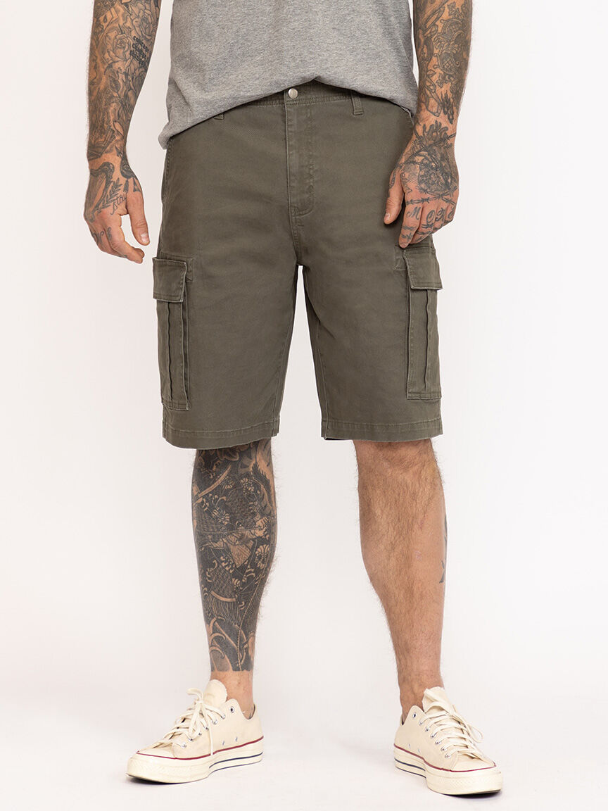 Men's Washed Cargo Short