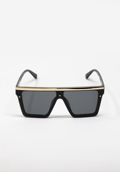 Women's Plastic Shield Sunglasses Women's Plastic Shield Sunglasses Image 3