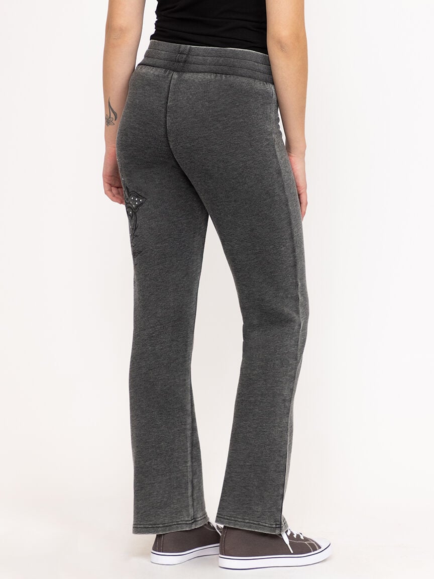 Women's Cross Print Fleeece Pant