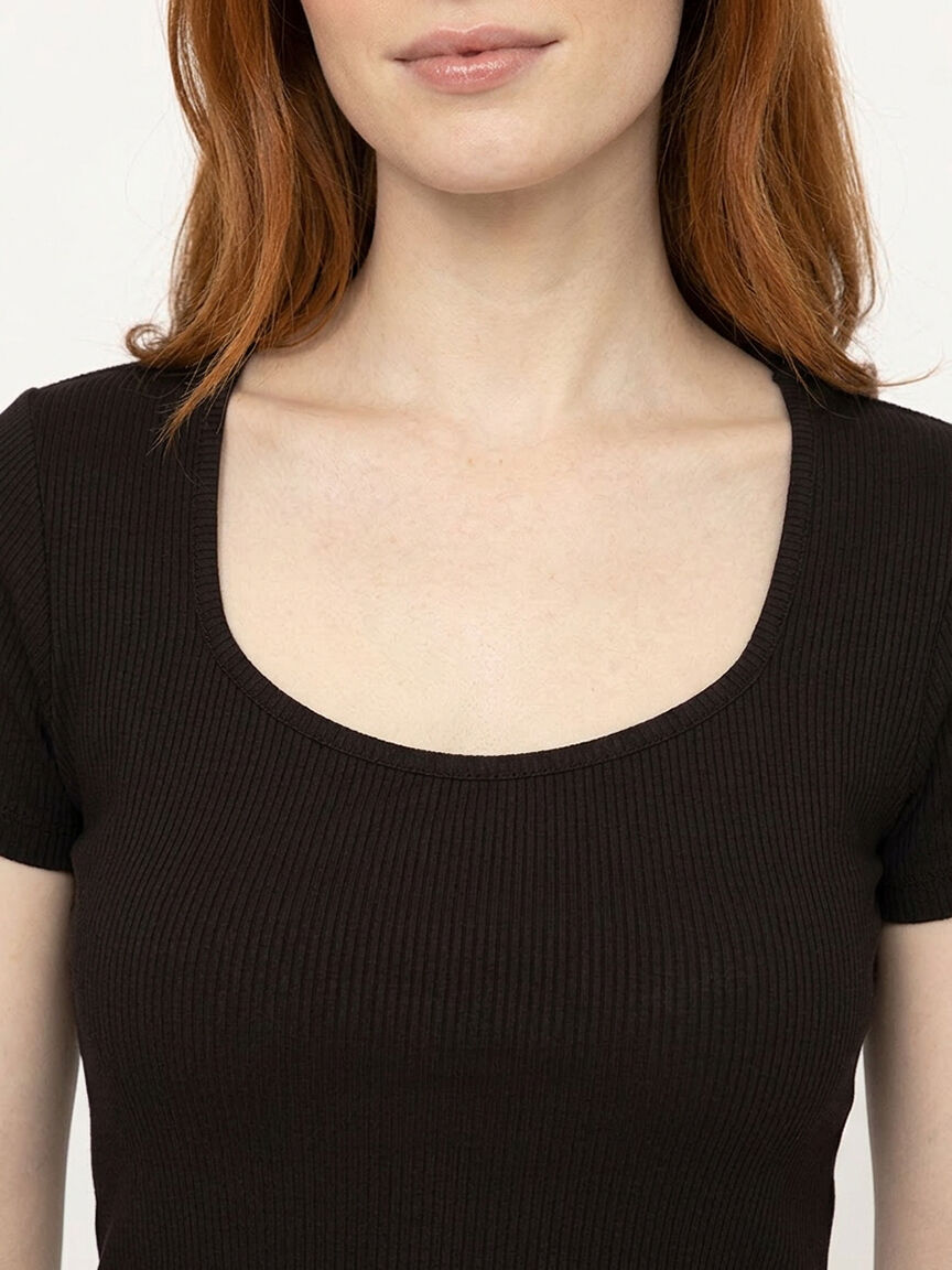 Women's Rib Sweetheart Tee