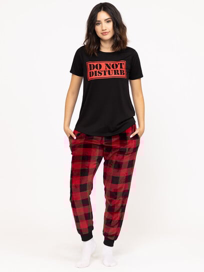 Women's Plaid Sleep Jogger Women's Plaid Sleep Jogger