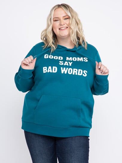 Women's Bad Moms Popover Hoodie Women's Bad Moms Popover Hoodie