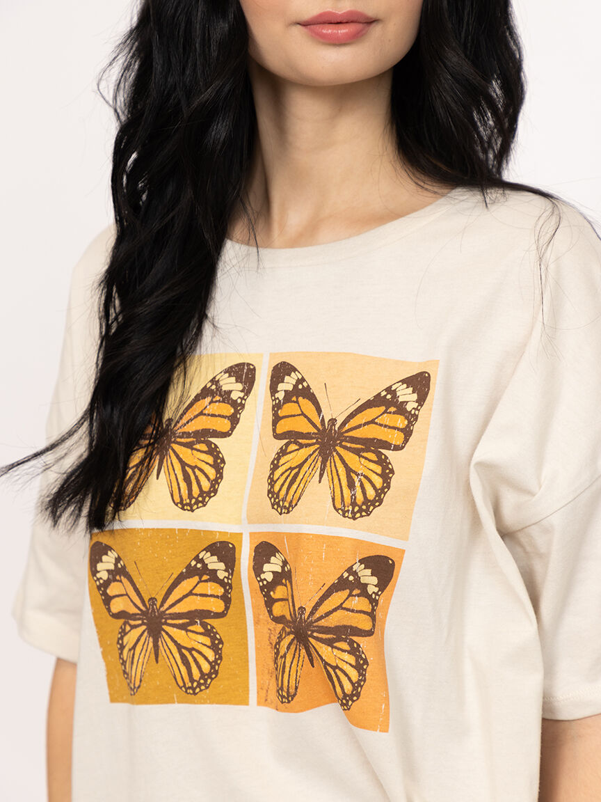 Women's Butterfly Oversized Tee