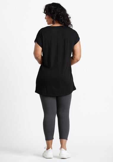 Women's V Neck Legging Tee Women's V Neck Legging Tee