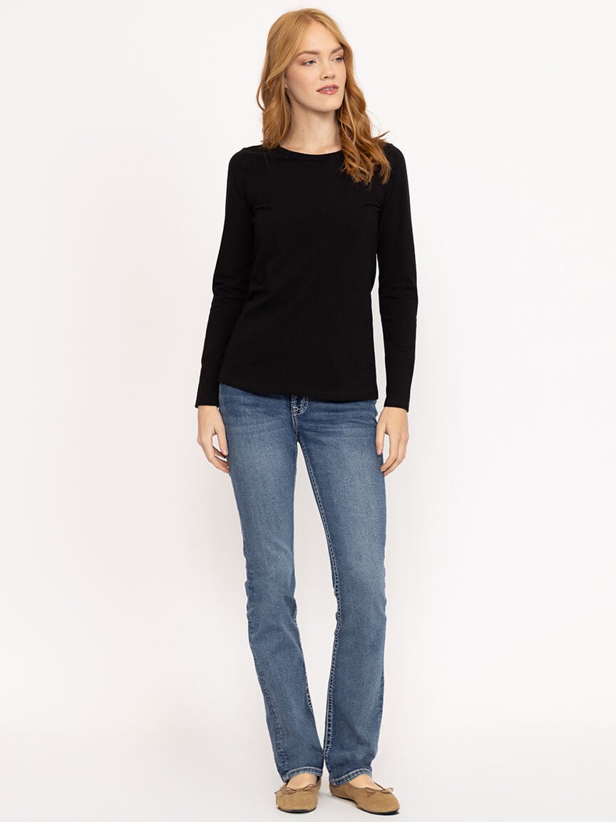 Women's Crew Neck Long Sleeve Tee