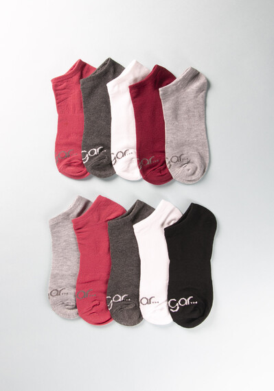 Women's 10 Pack Sugar Socks Image 3