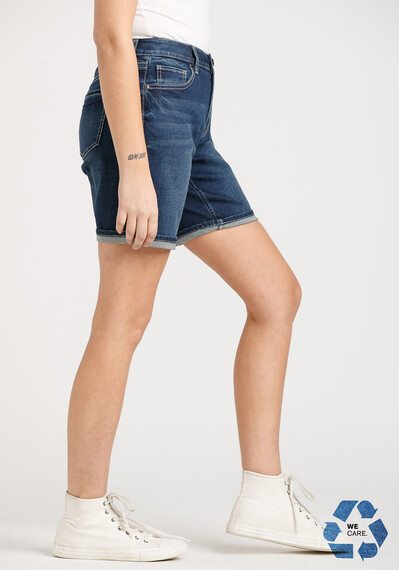 Women's Cuffed Bermuda Jean Short Image 3