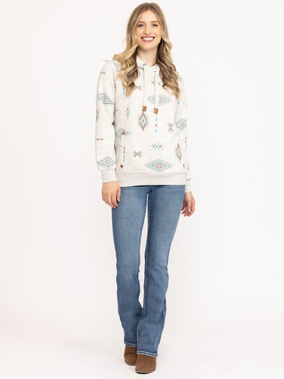 Women's Geo Popover Hoodie Women's Geo Popover Hoodie