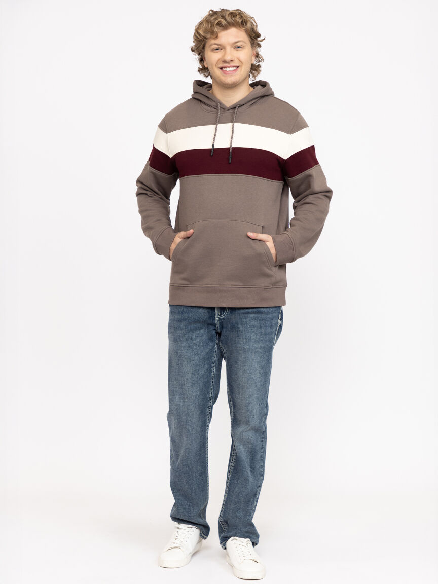 Men's Colourblock Hoodie