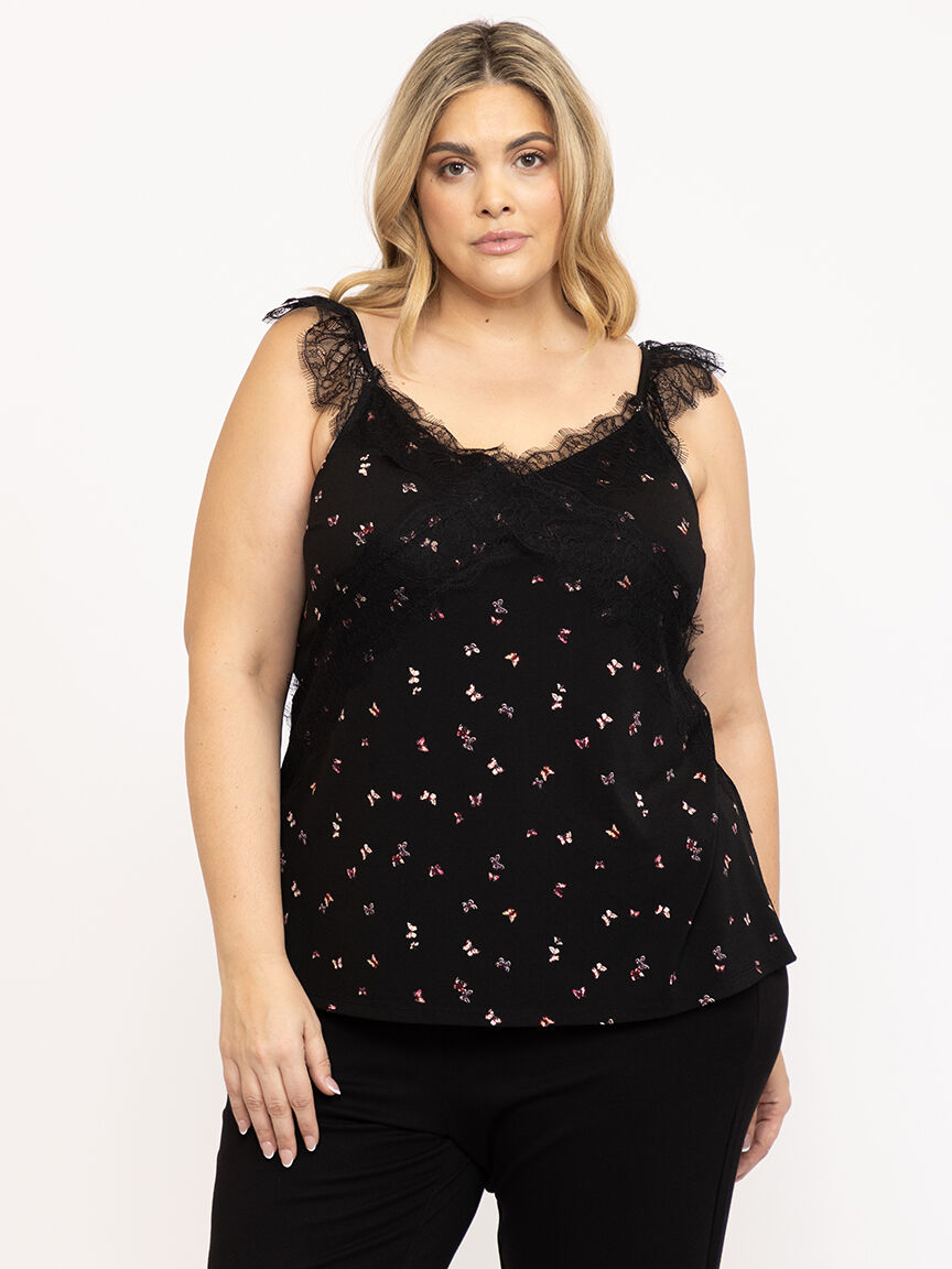 Women's Butterfly Print Tank