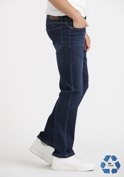 Men's Indigo Slim Straight Jeans Image 3