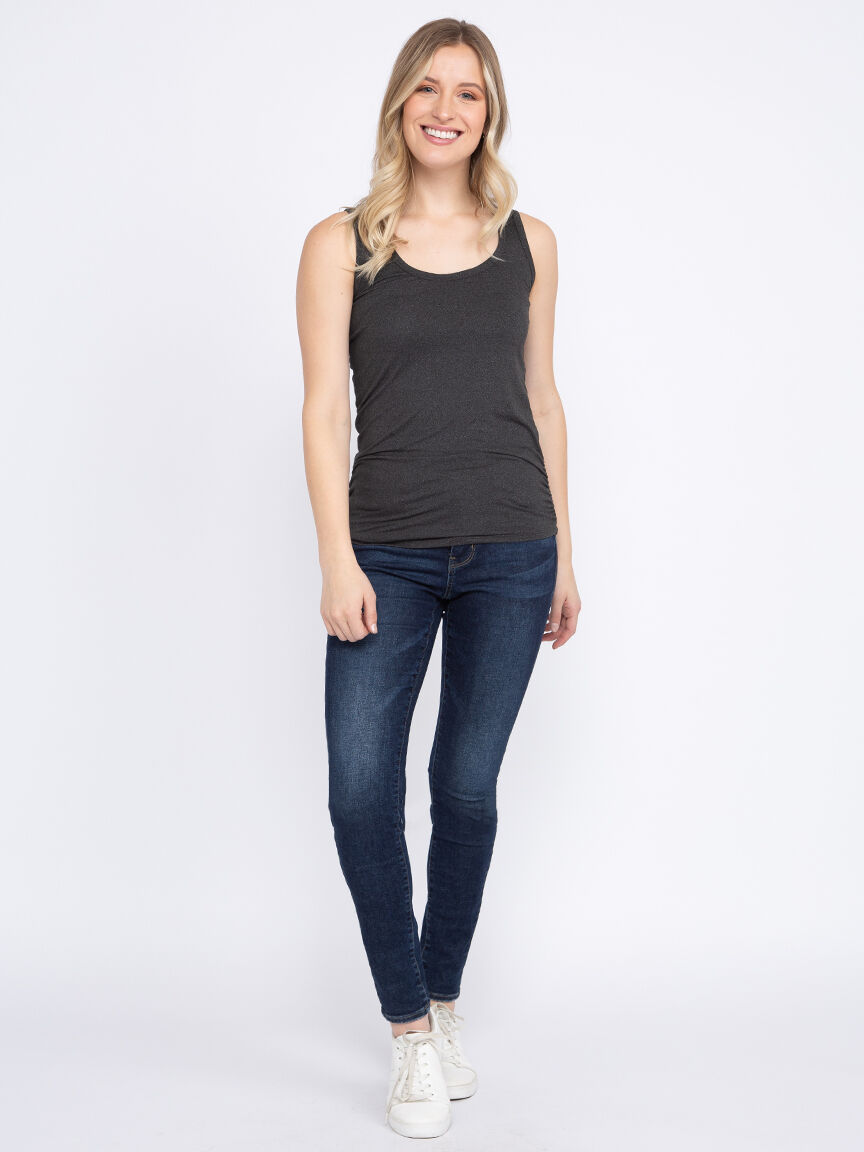 トップス 50%OFF soduk 23ss shrinked tank top soduk(スドーク) shrinked drawing tank top