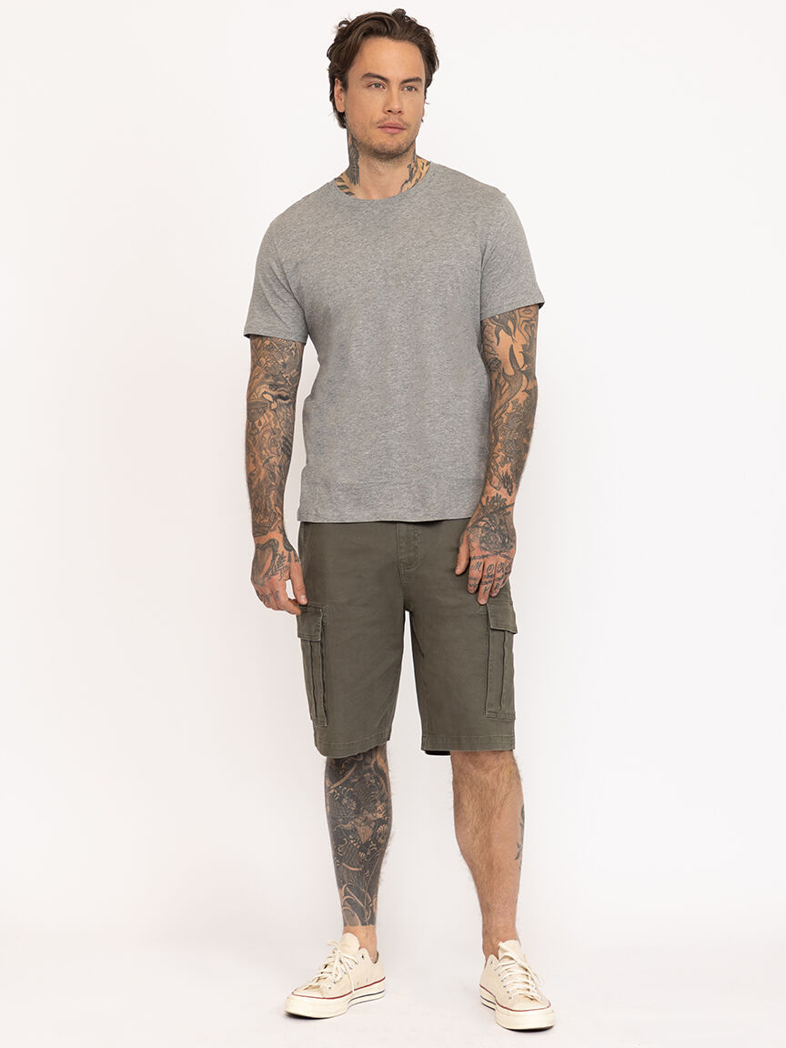 Men's Washed Cargo Short