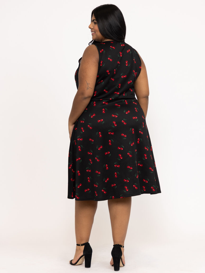 Women's Cherry Skater Dress