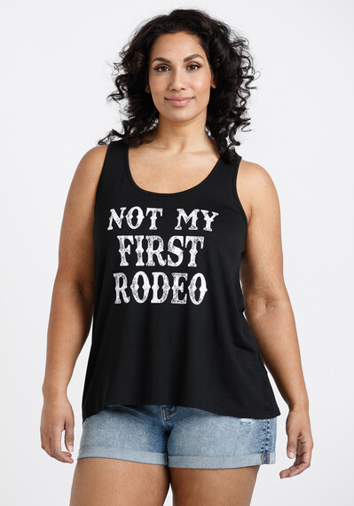 Women's Not My First Rodeo Racerback Image 1