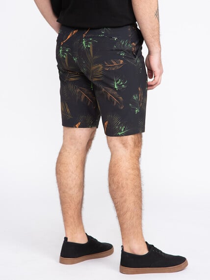 Men's Printed Palm Hybrid Shorts Image 4