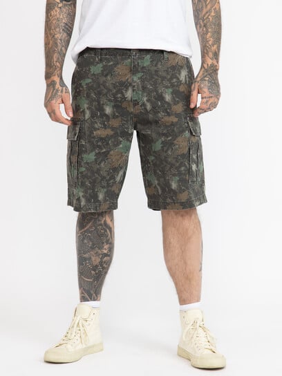 Men's Washed Camo Cargo Short Men's Washed Camo Cargo Short