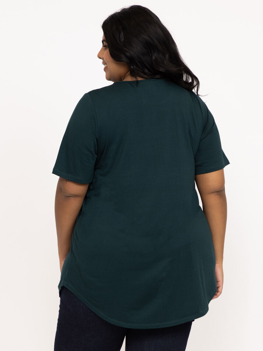 Women's Crew Neck Legging Tunic Tee