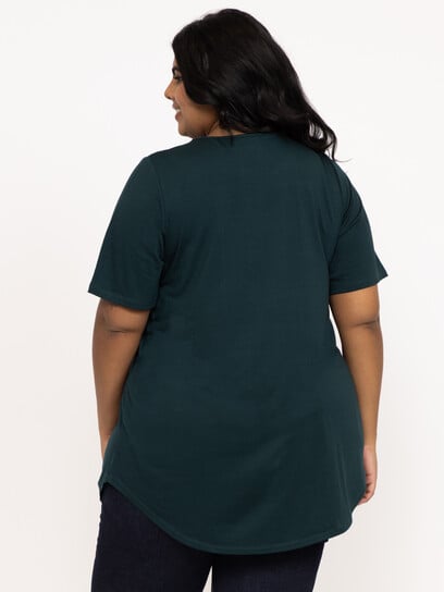 Women's Crew Neck Legging Tunic Tee Women's Crew Neck Legging Tunic Tee