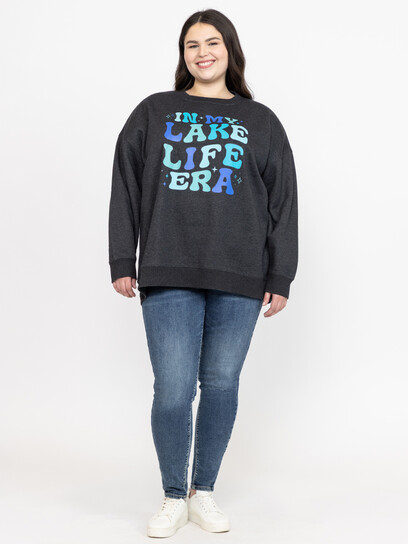 Women's Graphic Oversize Sweatshirt Women's Graphic Oversize Sweatshirt