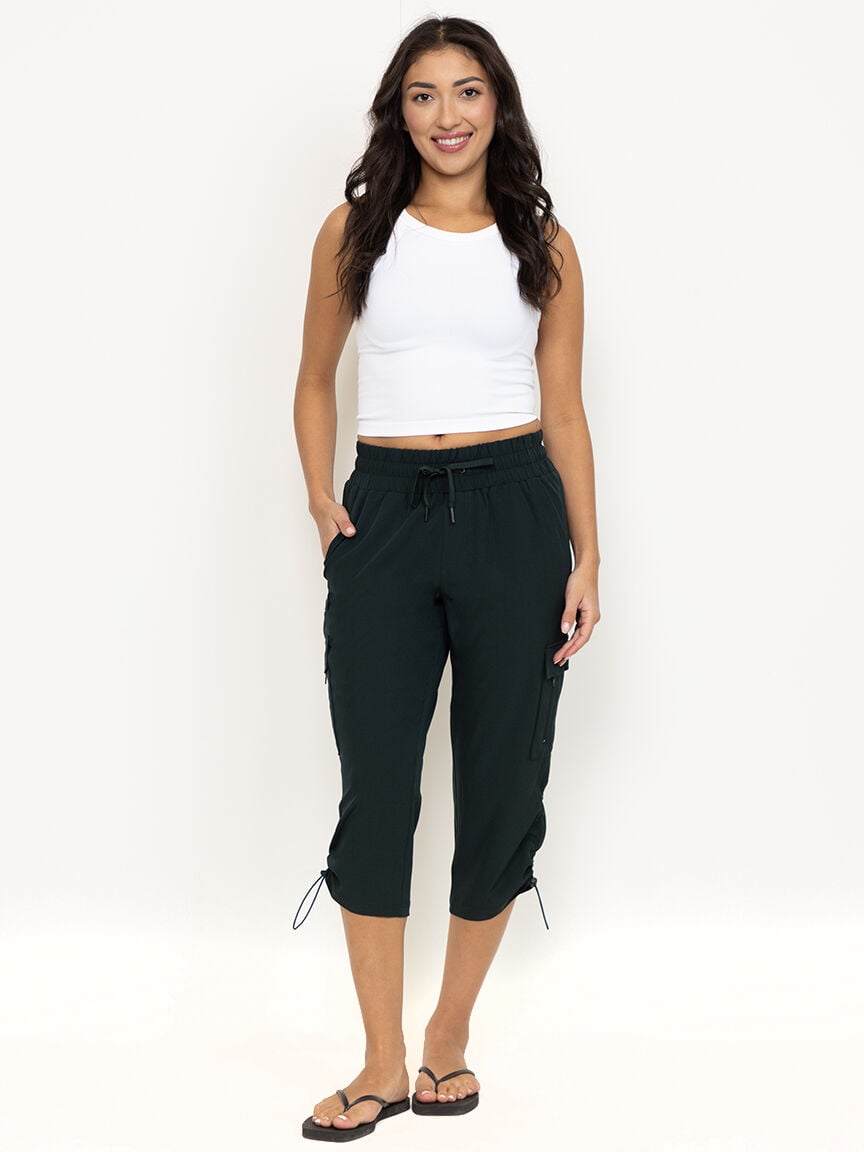 Women's Hybrid Cargo Capri