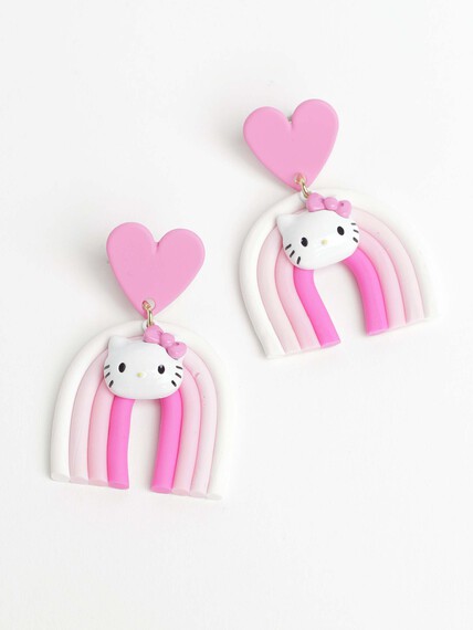 Women's Hello Kitty 3D Earrings Image 1