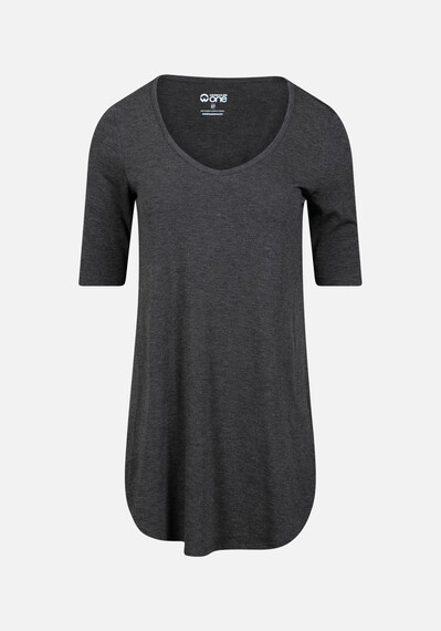 Women's Scoop Neck Legging Tunic Tee Women's Scoop Neck Legging Tunic Tee Image 4