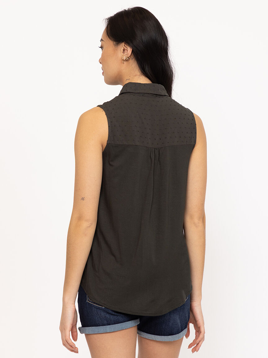 Women's Lace Insert Shirt