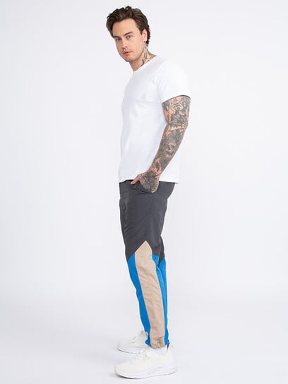 Men's Nylon Colour Blocked Pant Men's Nylon Colour Blocked Pant
